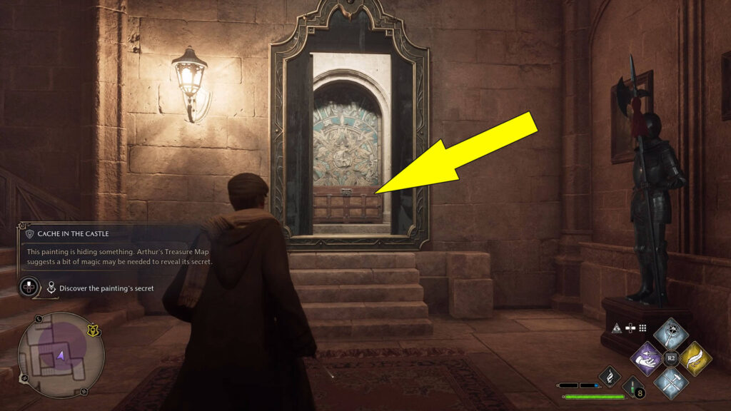 Hogwarts Legacy Cache In The Castle Painting Secret
