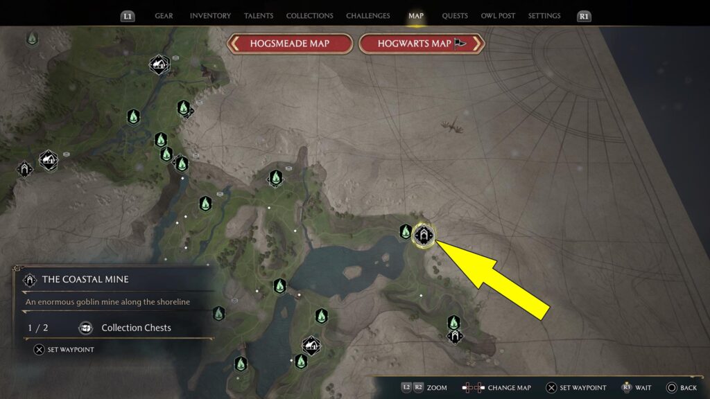 Hogwarts Legacy Coastal Mine Collection Chests