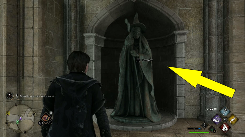 Dissending For Sweets Statue Of The One-Eyed Witch