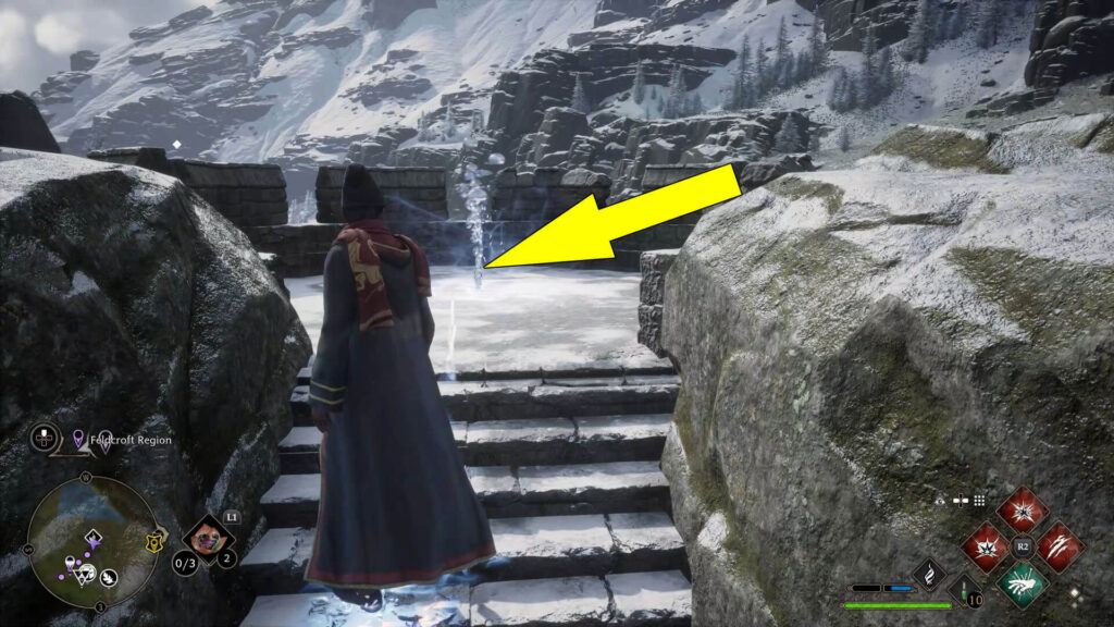 Hogwarts Legacy Feldcroft Region Ancient Magic Hotspots Bandit Location