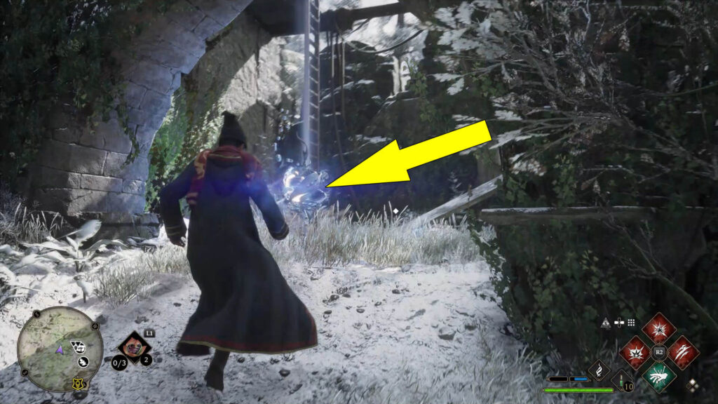 Hogwarts Legacy Feldcroft Region Ancient Magic Hotspots Bandit Rune Location