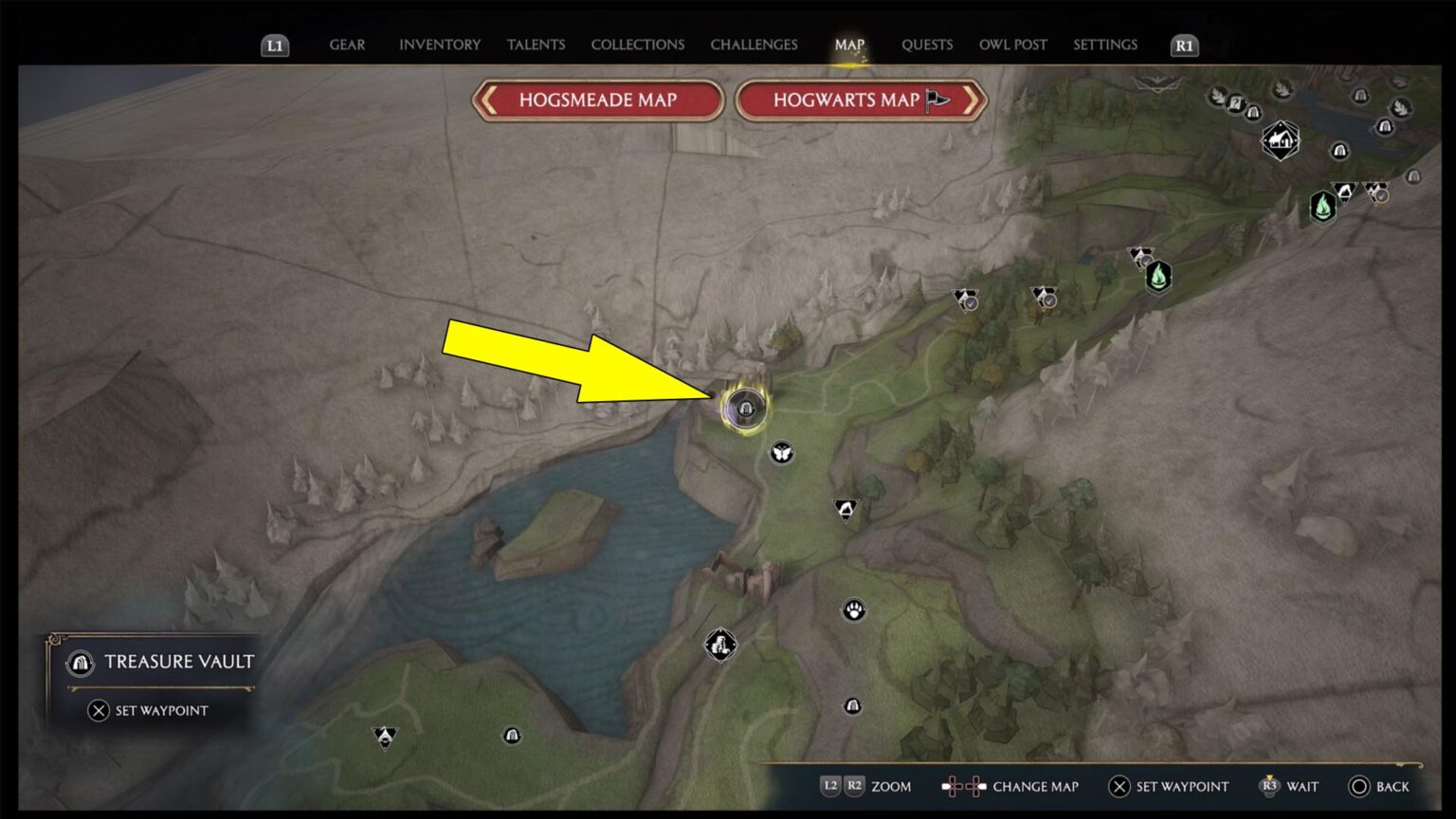 Feldcroft Region Arrow Cube Treasure Vault Hogwarts Legacy