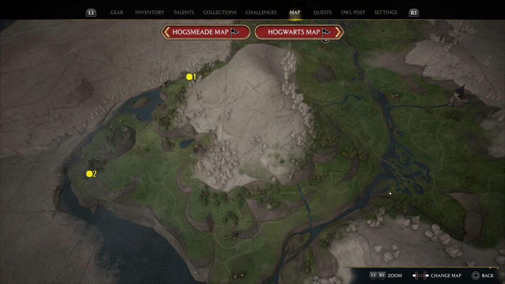 Hogwarts Legacy Feldcroft Region Astronomy Tables Locations Map