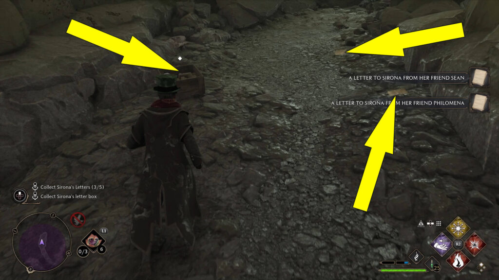 Hogwarts Legacy Friend In Deed Sirona's Letter Box Location