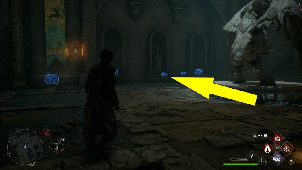 Henrietta's Hideaway Statue Brazier Location