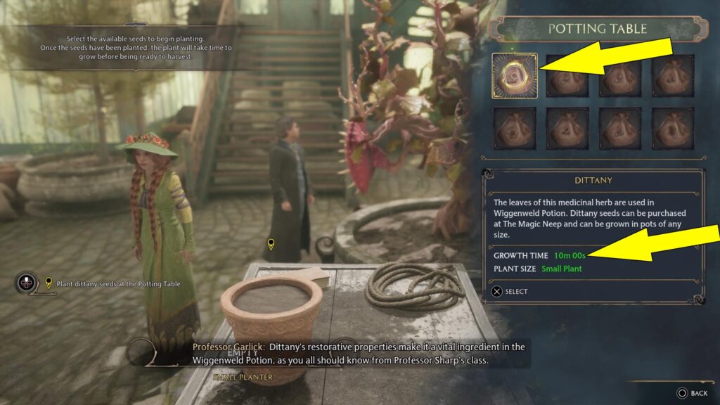 Hogwarts Legacy Herbology Class Guide
