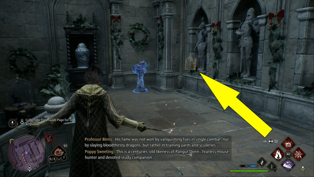 Sir Affpuddle Field Guide Page in History Of Magic Class