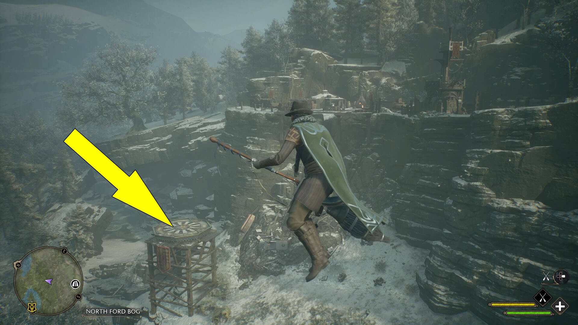 Hogsmeade Valley Landing Platforms Guide Hogwarts Legacy