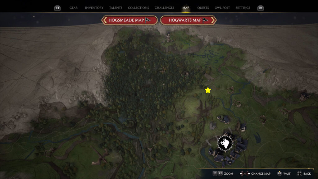 Hogwarts Legacy Horklump Hollow Collection Chest Location Map