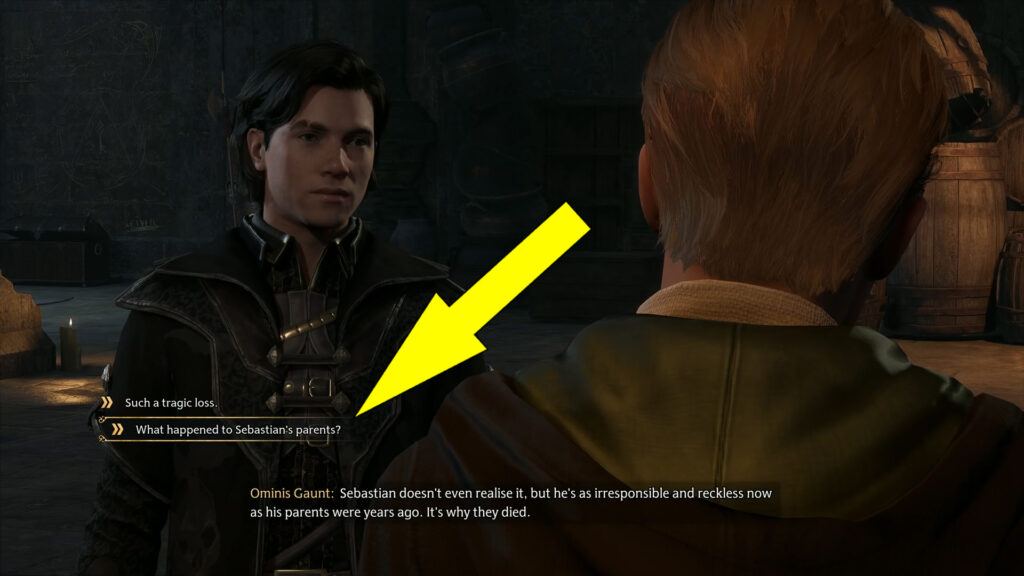 hogwarts legacy in the shadow of discovery quest dialogue - GameClubz