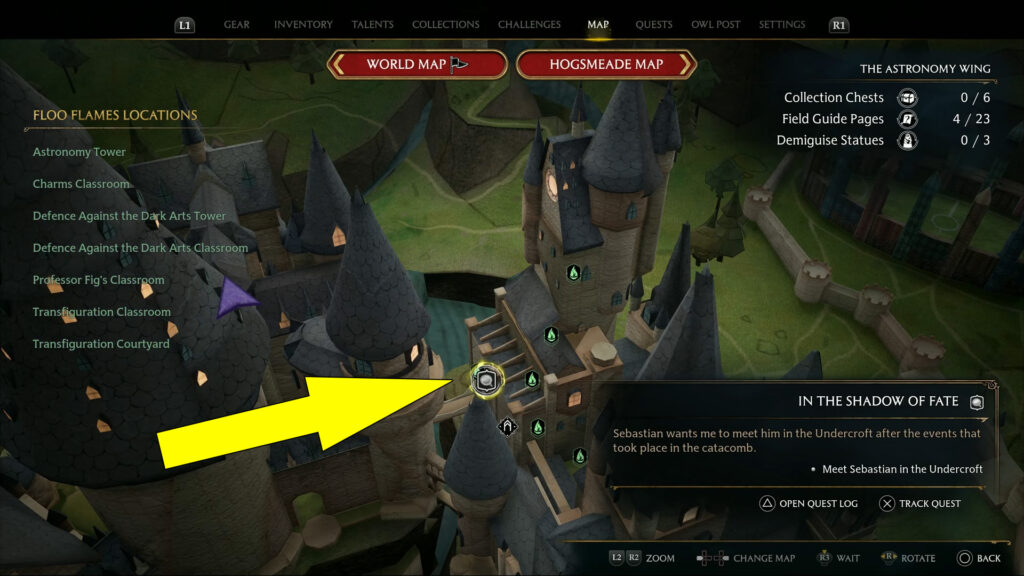 In The Shadow Of Fate Quest Starting Location