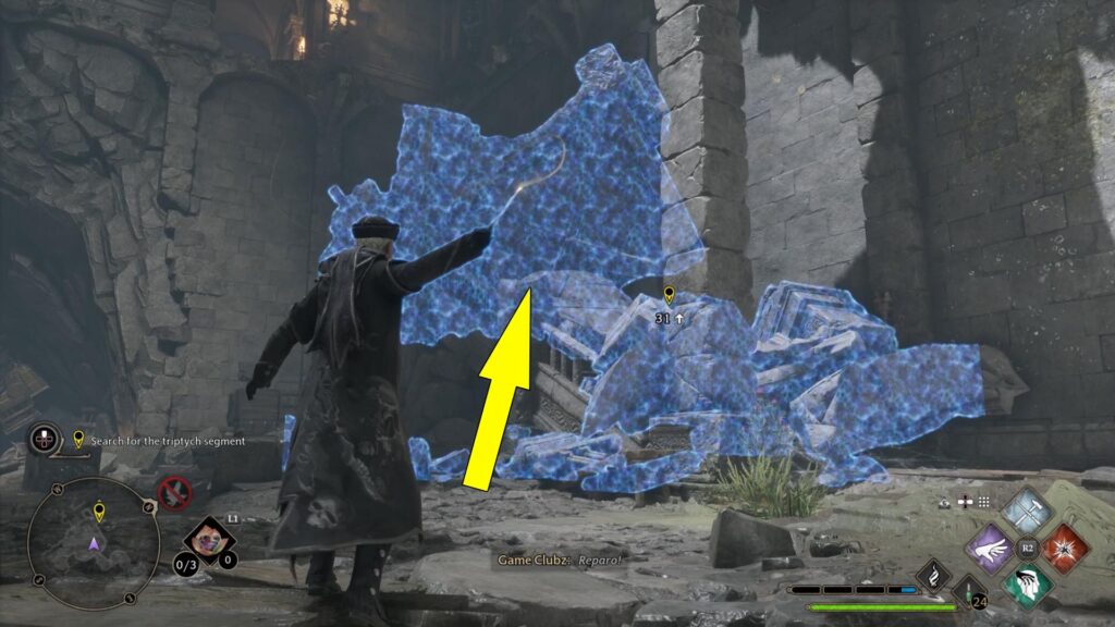 Hogwarts Legacy In The Shadow Of The Mountain Triptych Segment