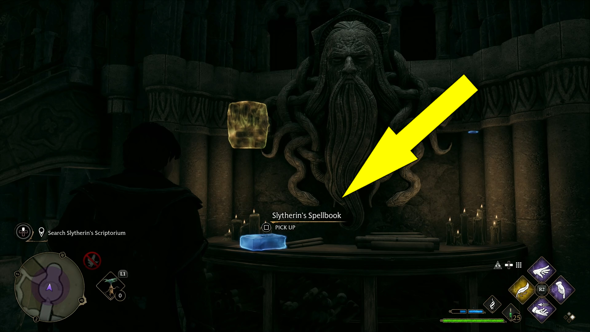 Shadow Of The Study Slytherin Door Puzzle Hogwarts Legacy