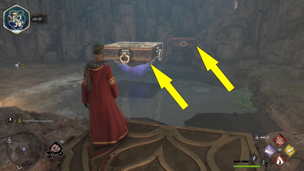 Hogwarts Legacy Jackdaw's Rest Cave Plates Puzzle Guide