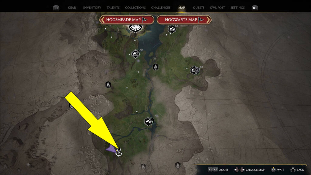 Hogwarts Legacy Kidnapped Cabbage First Crate Location