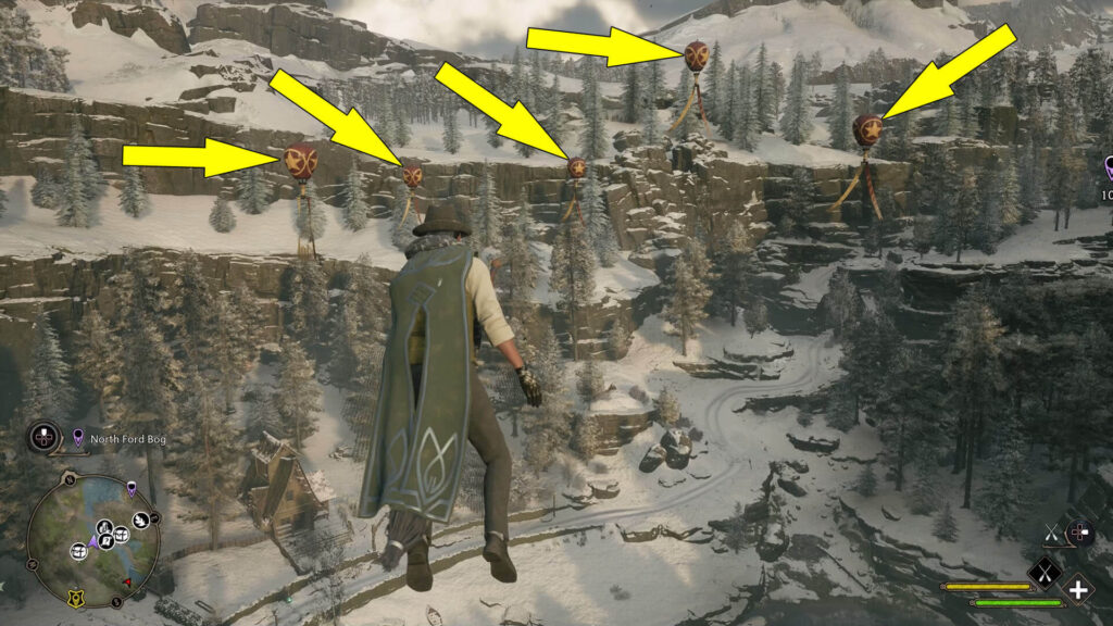 Hogwarts Legacy North Ford Bog Balloons Locations