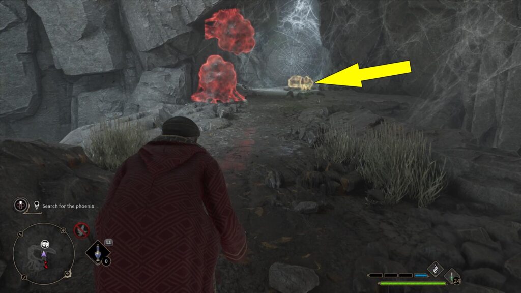 Hogwarts Legacy Phoenix Mountain Cave Collection Chests Locations