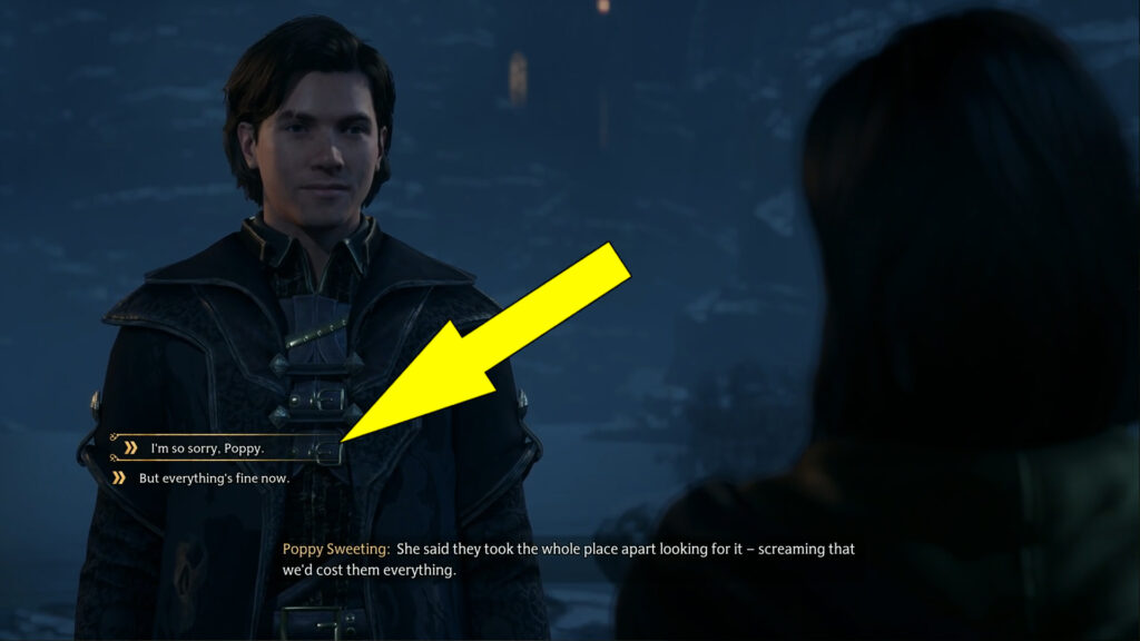 The Poachers' House Call Quest Dialogue Option