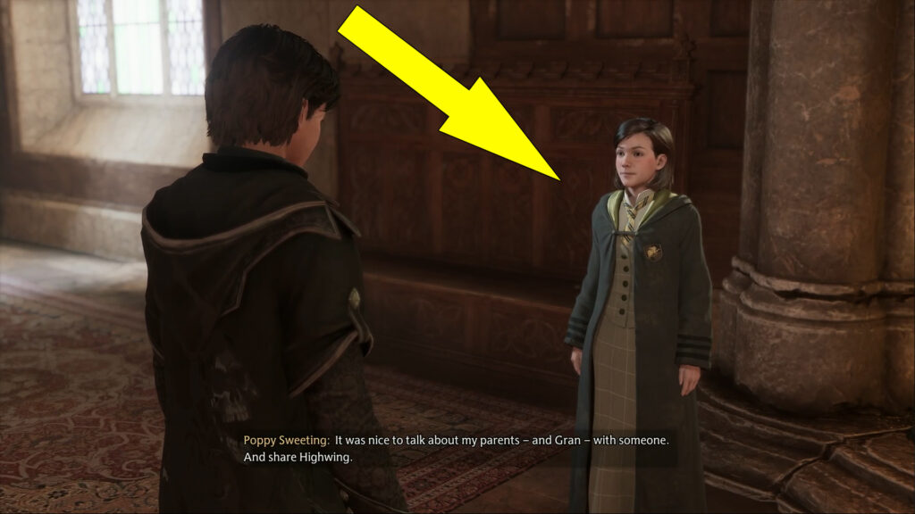 Hogwarts Legacy Poppy Blooms Dialogue