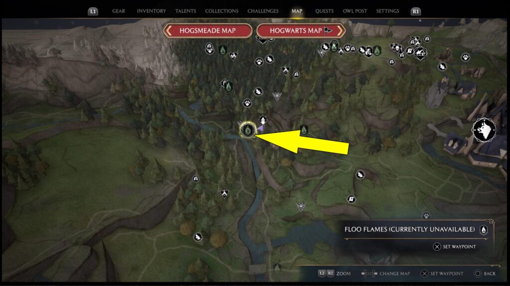 Hogwarts Legacy Professor Garlick Assignment 1 Mandrake Location
