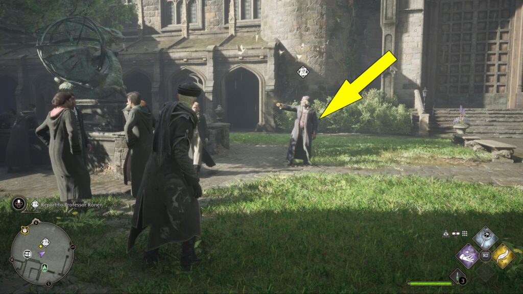 Hogwarts Legacy Professor Ronen's Assignment Walkthrough