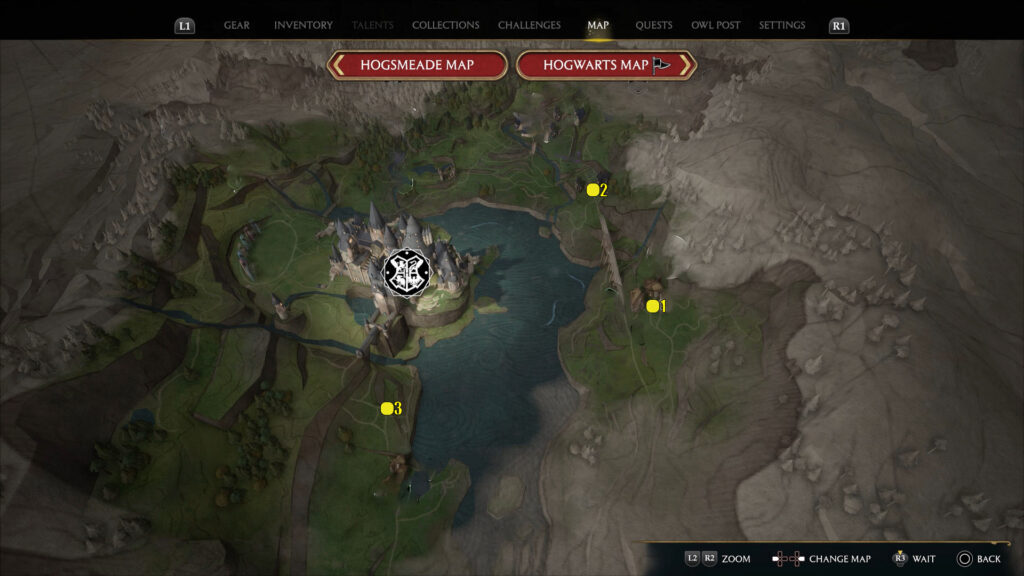 Hogwarts Legacy South Hogwarts Field Guide Pages Locations Map