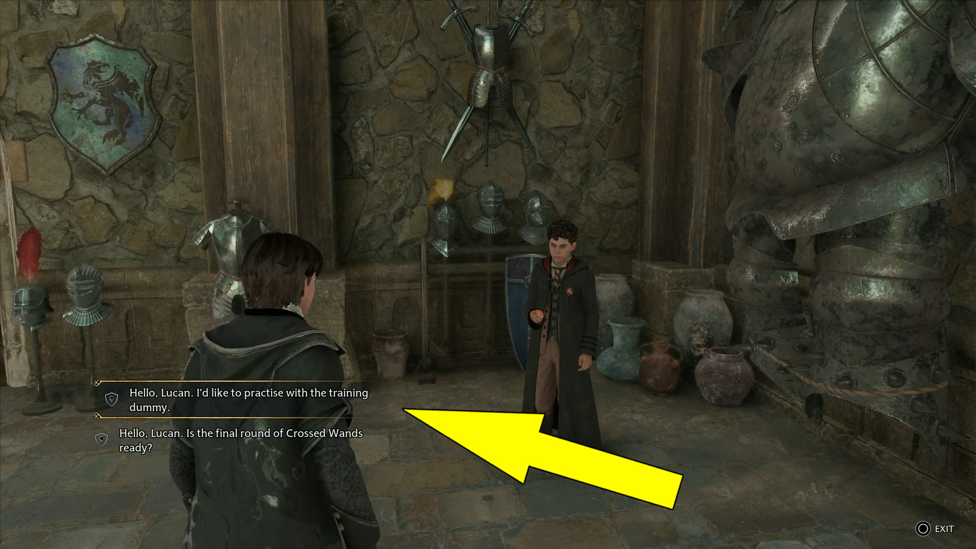 Spell Combination Practice 2 Training Hogwarts Legacy