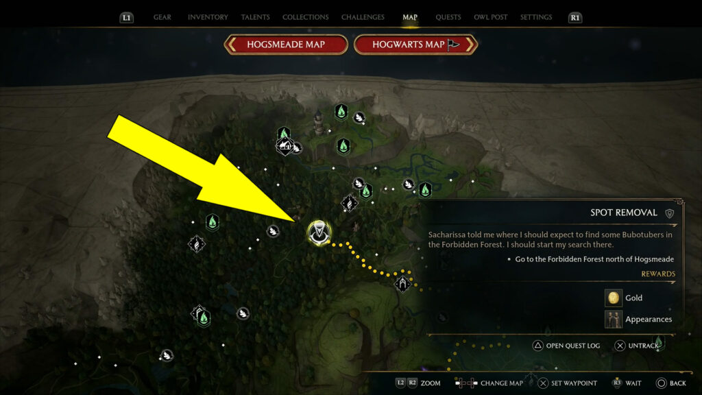 Forbidden Forest Location