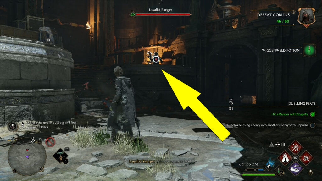 Defeat the enemies inside the outpost.