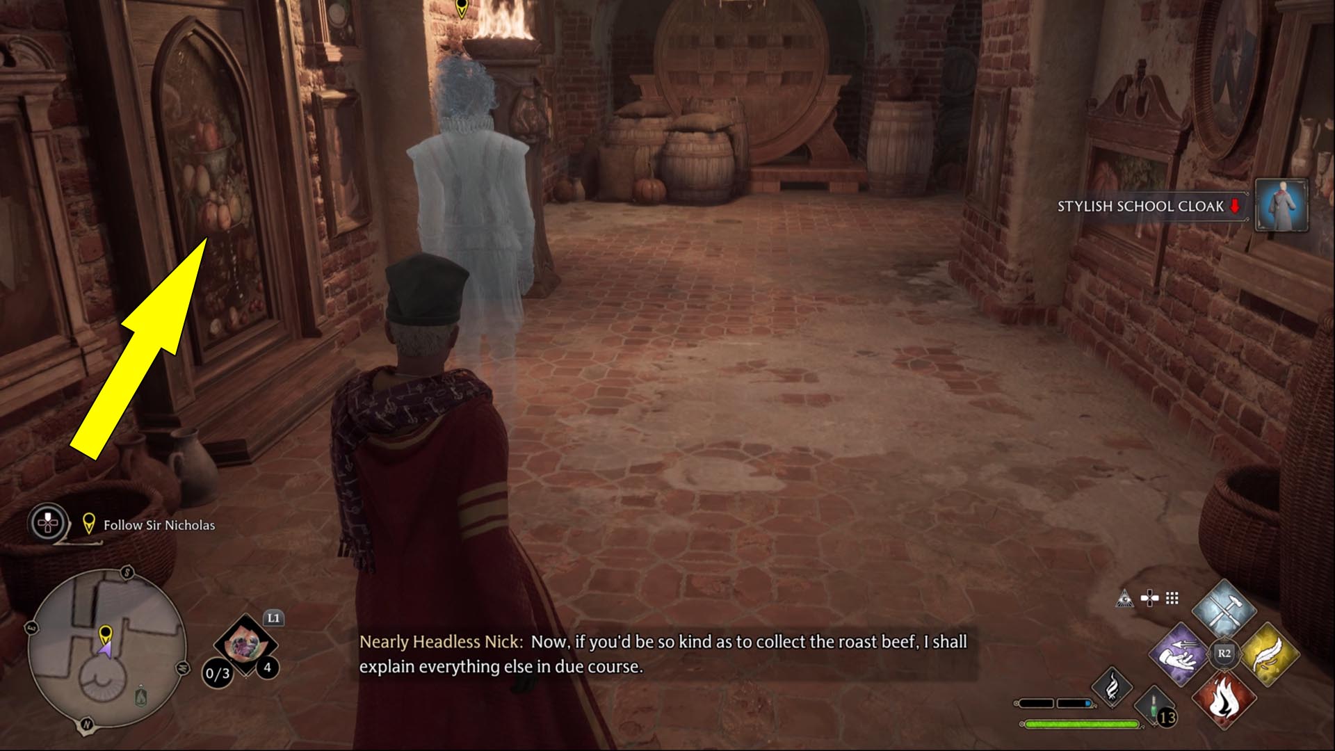 Hunt For Missing Pages Jackdaw's Head Hogwarts Legacy