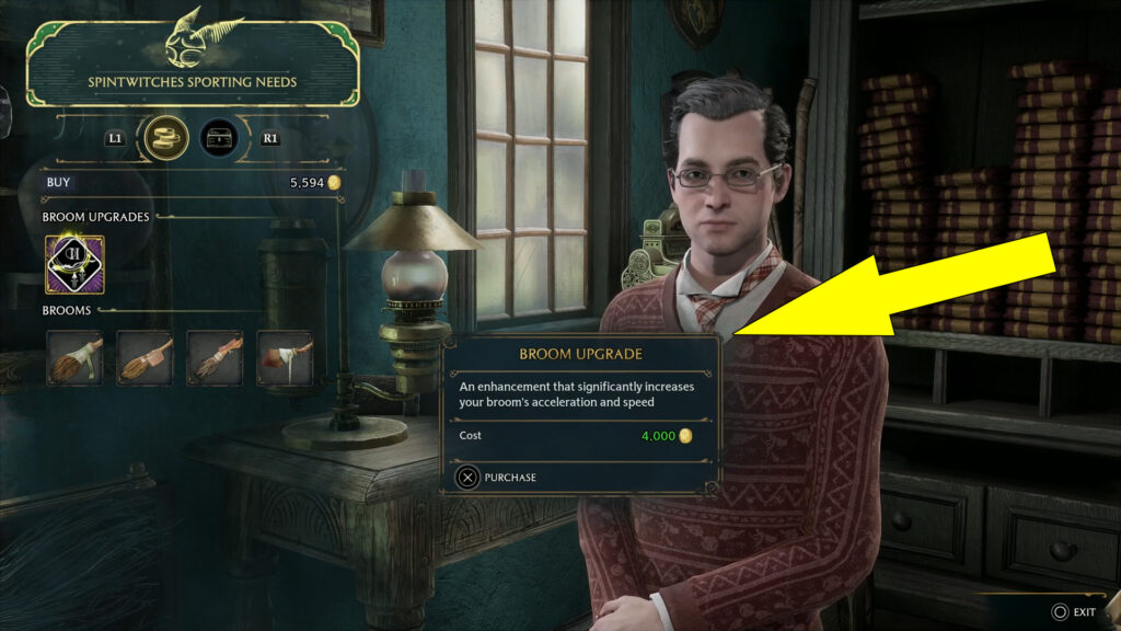 hogwarts legacy the sky is the limit broom upgrade - GameClubz