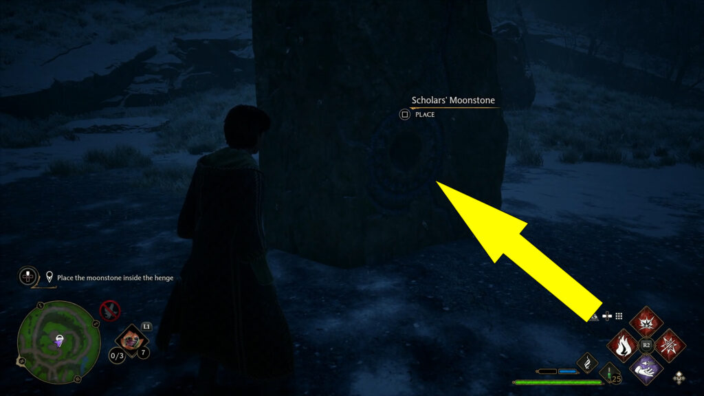 Place the Scholars' Moonstone.