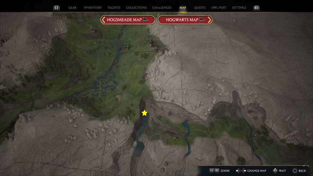 Hogwarts Legacy Coastal Cavern Balloons Set Location Map