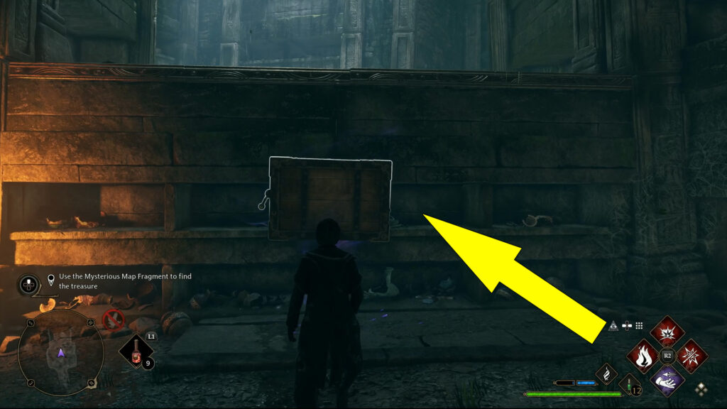 Hogwarts Legacy Cursed Tomb Treasure Puzzle Solution