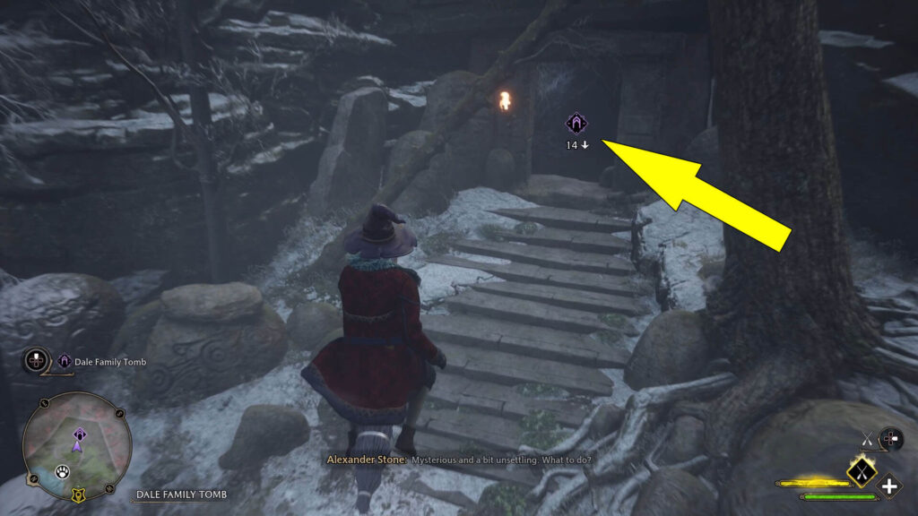 Hogwarts Legacy Dale Family Tomb Collection Chest Location