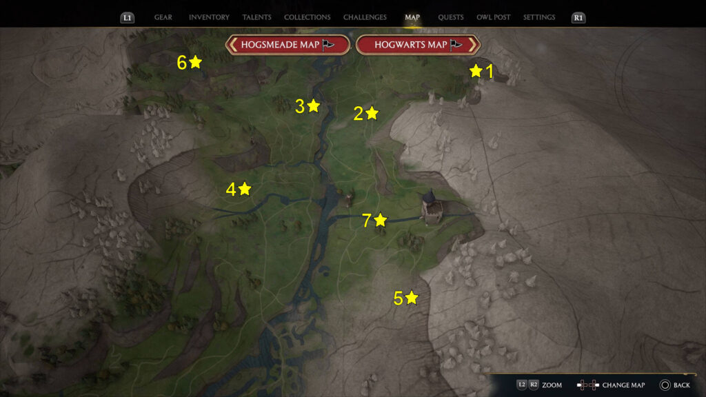 Hogwarts Legacy Hogwarts Valley Balloons Locations Map
