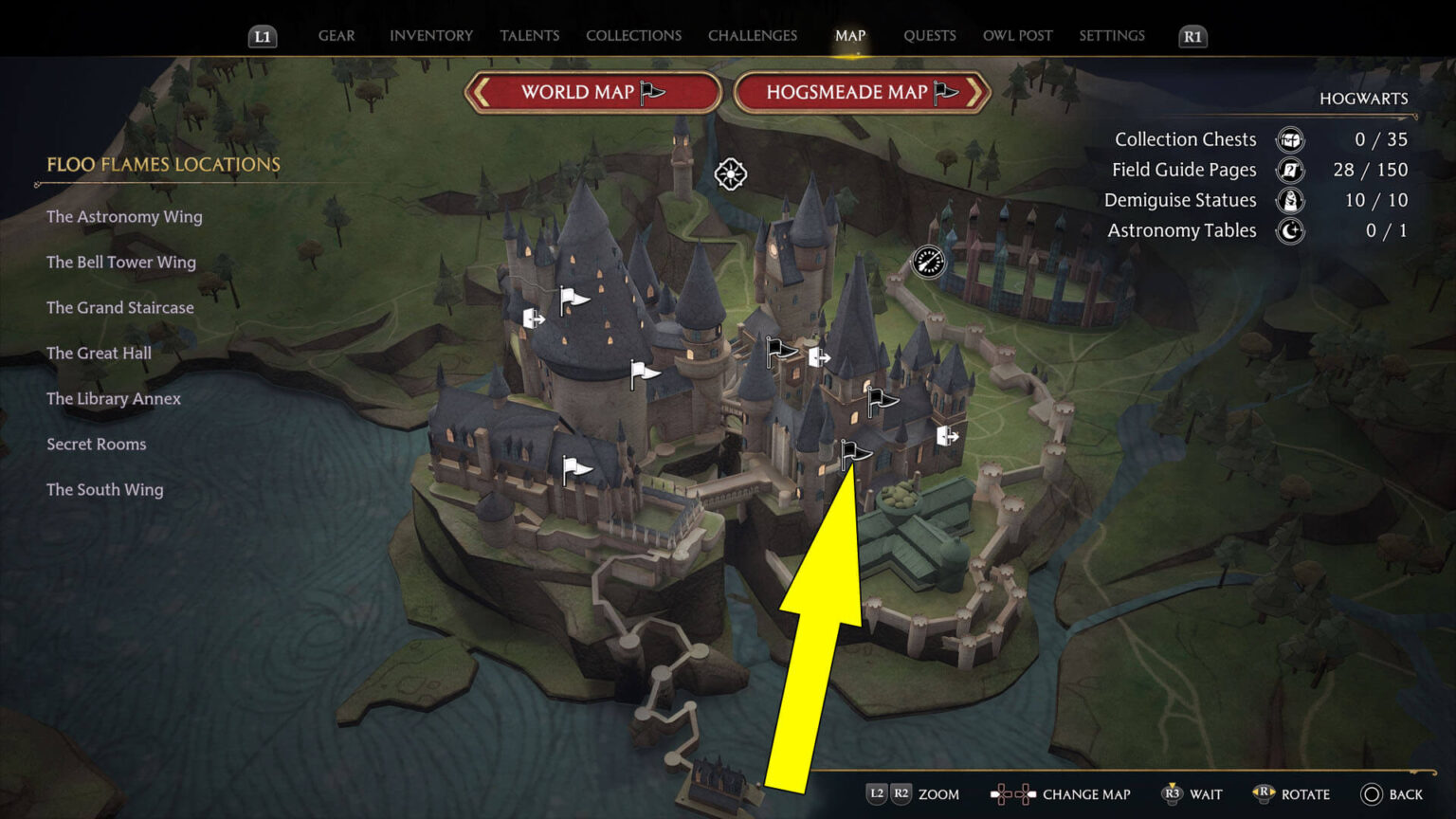 Library Annex Collection Chest Locations Hogwarts Legacy