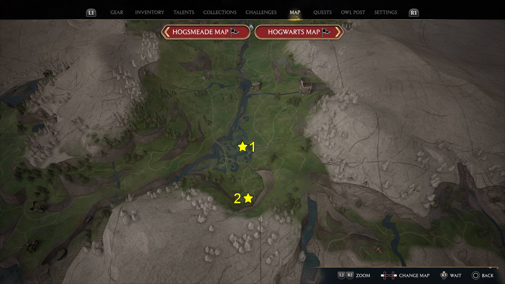 South Sea Bog Merlin Trial Locations Hogwarts Legacy