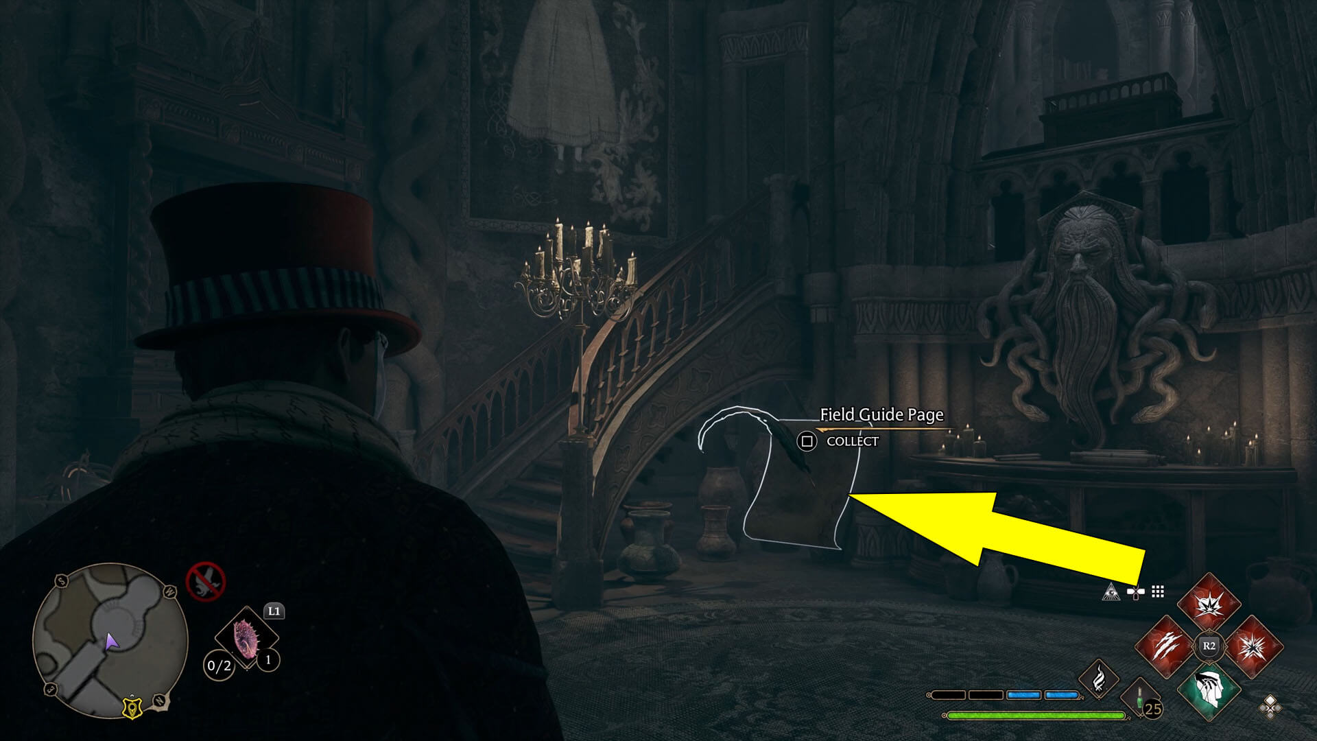 Grand Staircase Field Pages Locations Hogwarts Legacy