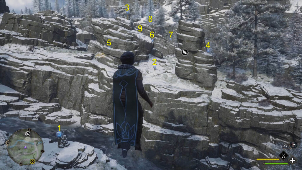 How To Solve Hogwarts Legacy South Hogwarts Region Merlin Trials Puzzles