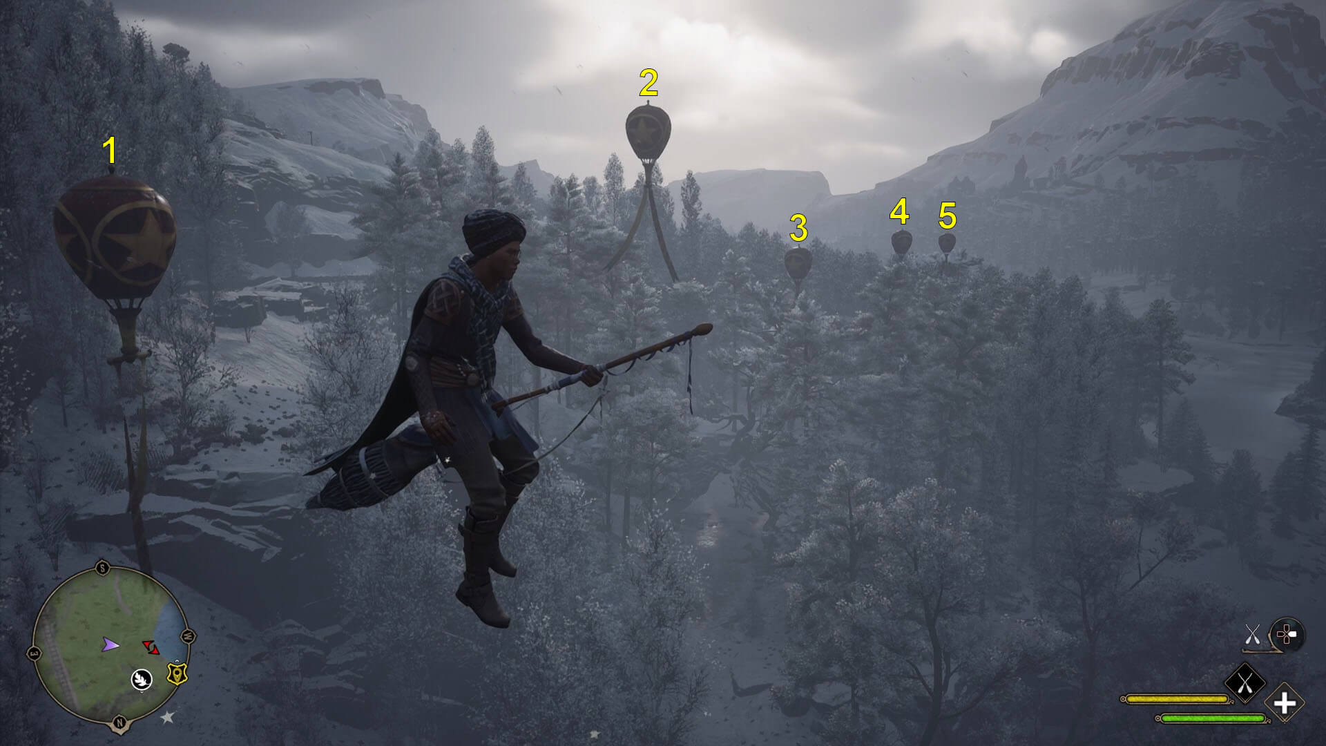 South Hogwarts Region Balloon Locations Hogwarts Legacy