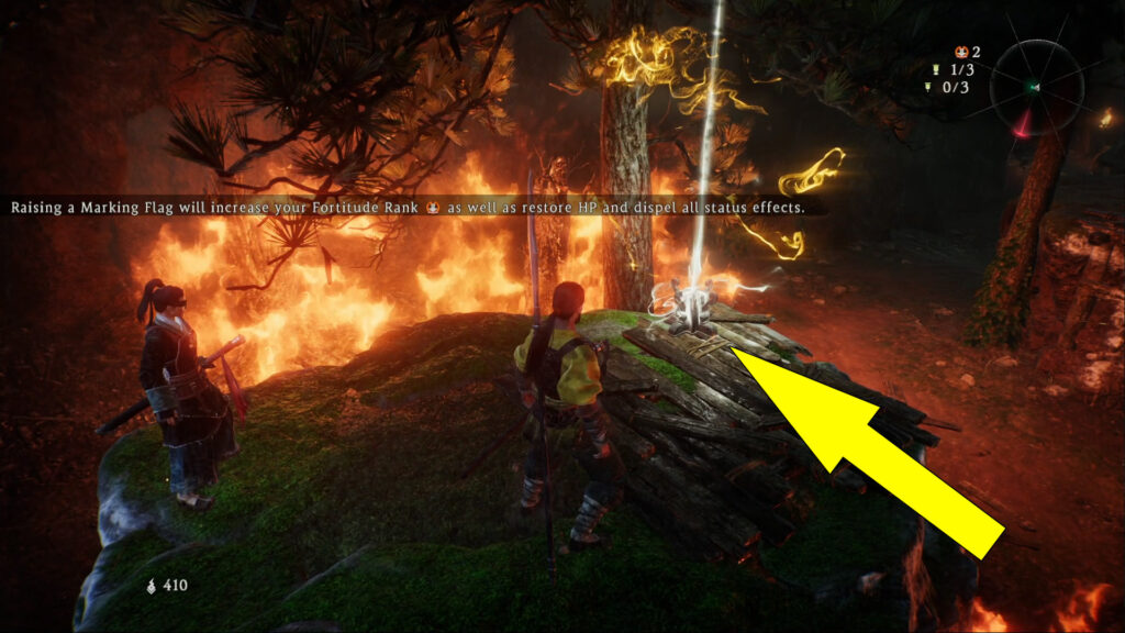 wo long fallen dynasty village of calamity marking flag - GameClubz