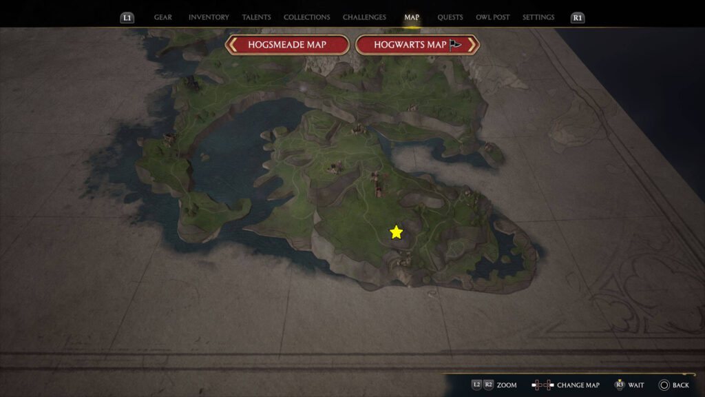 Hogwarts Legacy Clagmar Coast Astronomy Table Location Map