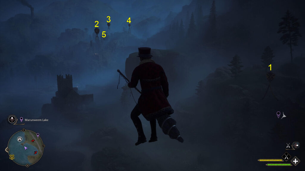 Hogwarts Legacy Marunweem Lake Balloons Locations