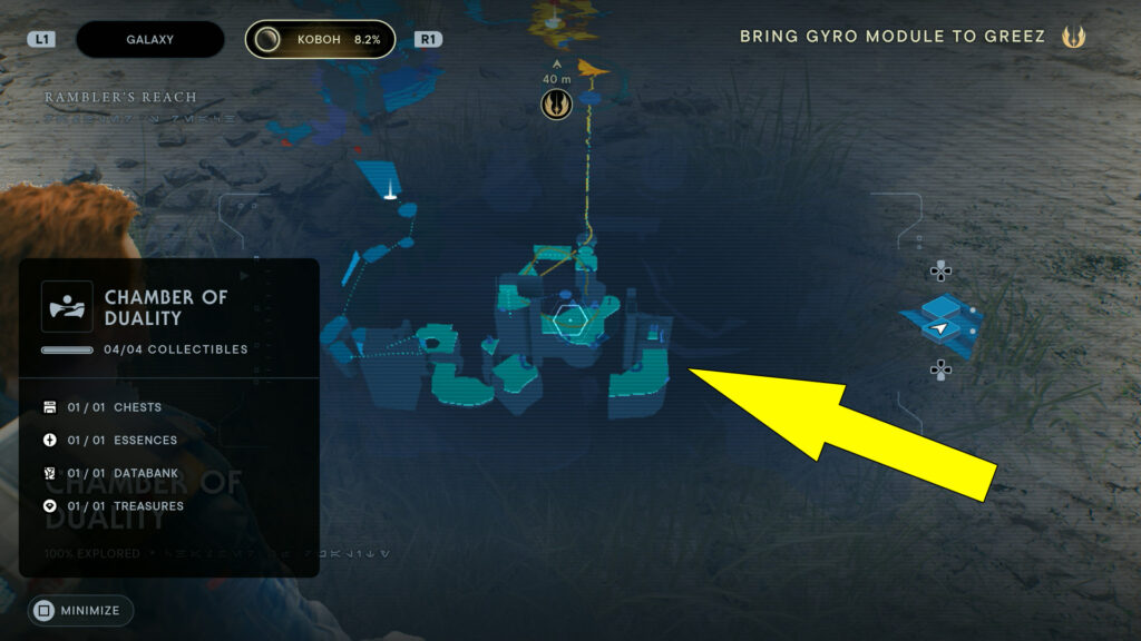 Star Wars Jedi Survivor Chamber Of Duality Puzzle Location Map