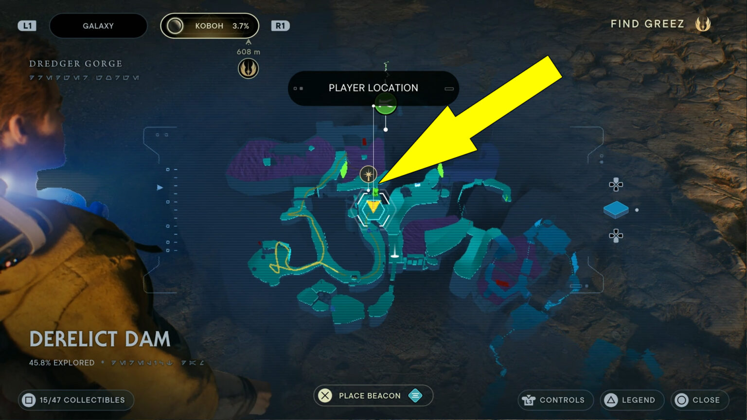 Derelict Dam Roller Mine Puzzle Solution SW Jedi Survivor