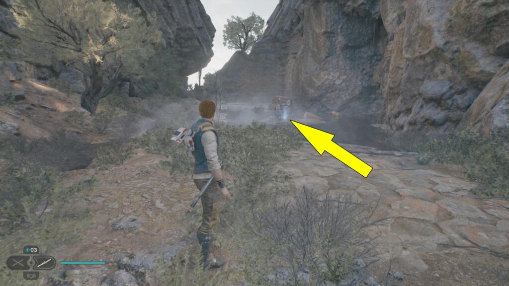 Star Wars Jedi Survivor Gorge Crash Site Databank Locations