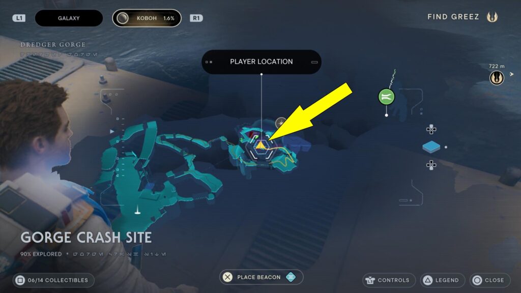 Star Wars Jedi Survivor Gorge Crash Site Tar Pit Puzzle Location