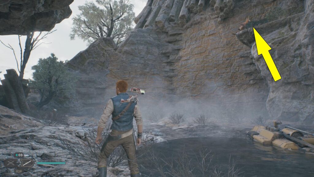Star Wars Jedi Survivor Gorge Crash Site Treasures Locations