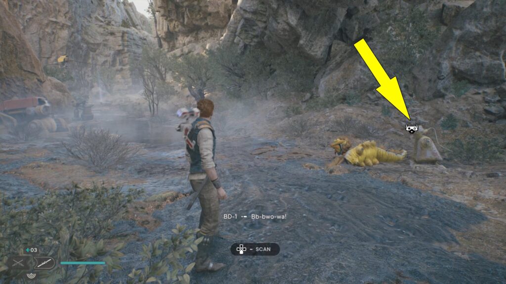 Star Wars Jedi Survivor Koboh Gorge Crash Site Databank Locations